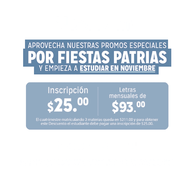 Promoción Fiestas Patrias Pre-grados