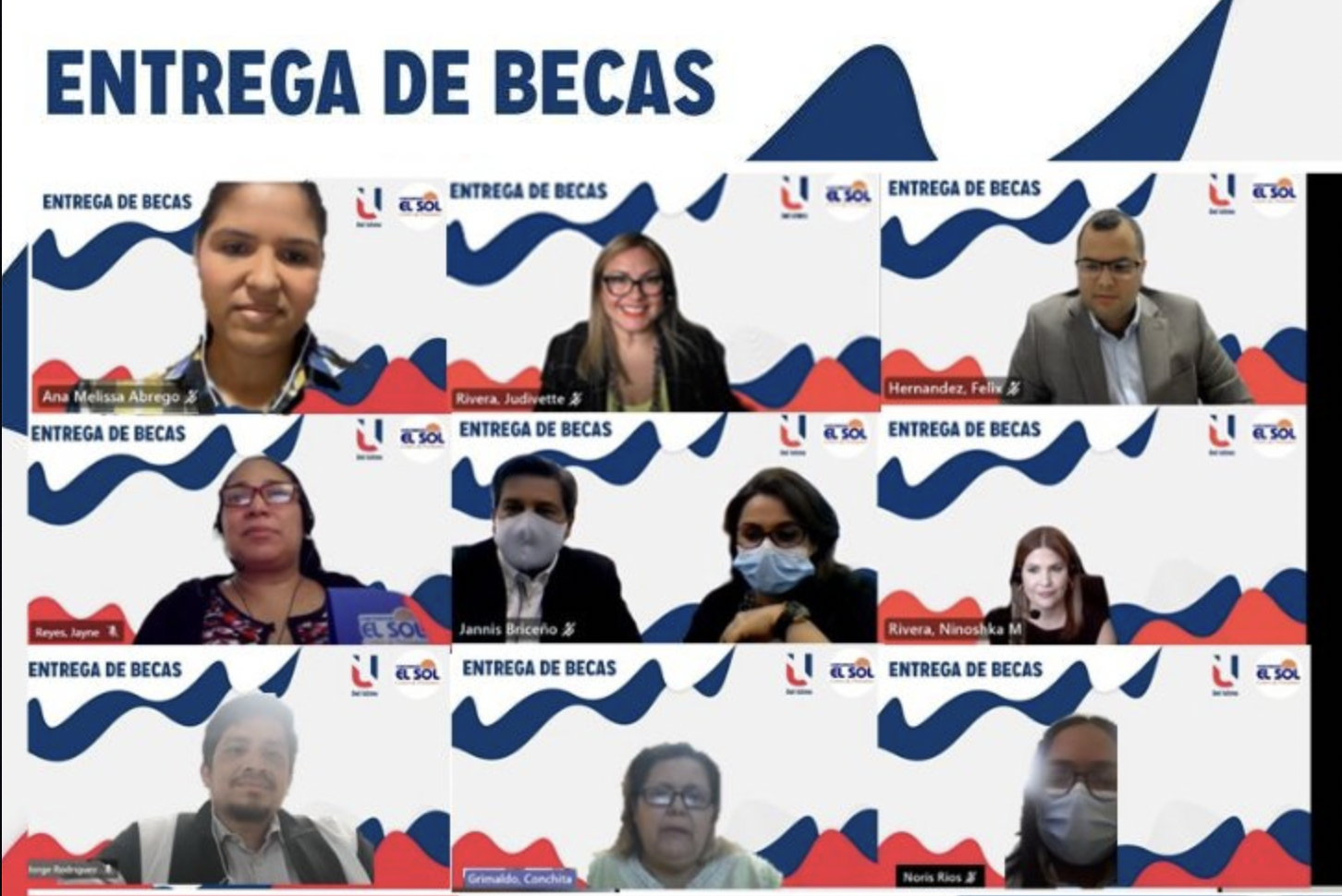 Entrega de Becas del programa "Beca Universitaria" de Corporación El